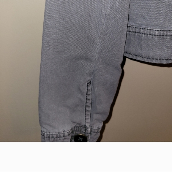 Y2K Mossimo Military Jacket with Patches - Picture 4 of 13